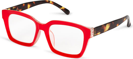 Perspectiv Perspectiv #s Red-habana Men's Reading Glasses +2.50 in Red color #S-RED-HABANA+2.50
