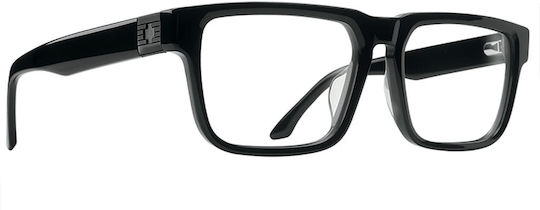 Spy Helm Optical Metal Prescription Eyeglass Frame Black