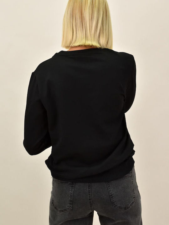 Dont Quit Damen Sweatshirt Schwarz