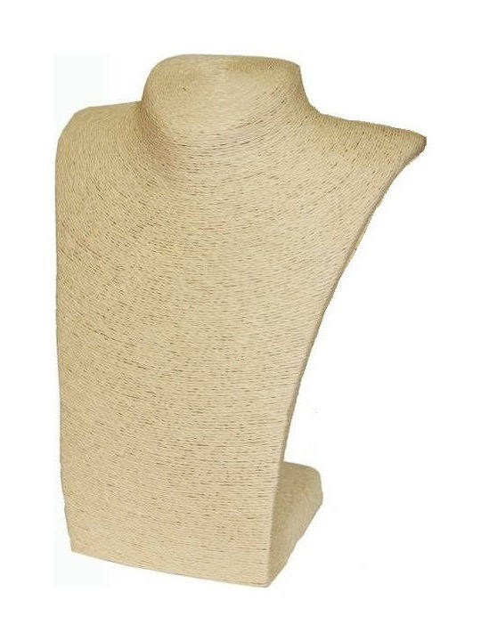 Tatu Moyo Μπούστο Κοσμημάτων Μπεζ 21x21cm
