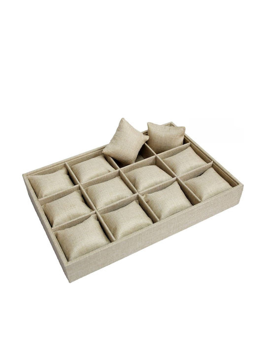 Tatu Moyo Σταντ Κοσμημάτων Μπεζ 24x5x5cm Tatu Moyo Σταντ Κοσμημάτων Μπεζ 24x5x5cm
