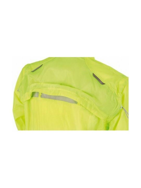 Men's Waterproof Long sleeve Cycling Windbreaker Jacket Yellow