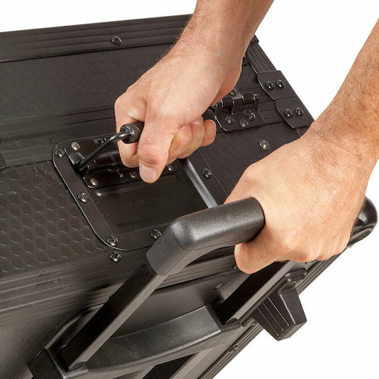 Walkasse Flight Case Με Ροδάκια Μαύρο