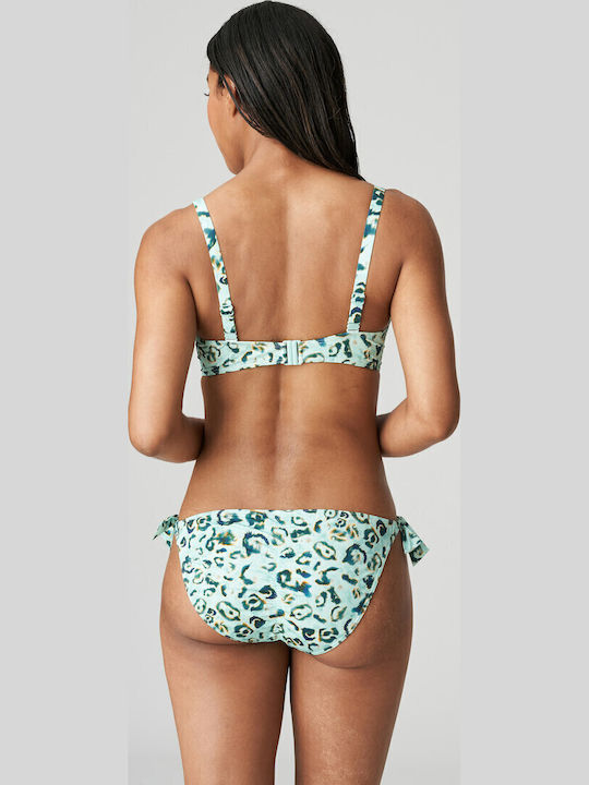 Bikini Slip with Ties Turquoise
