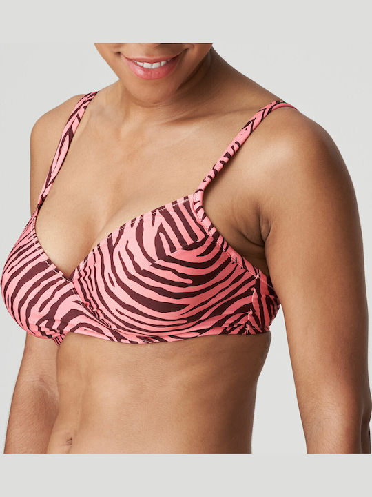 Bikini Σουτιέν Animal Print Ροζ