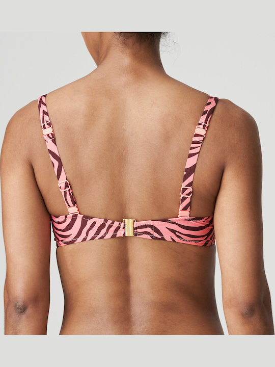 Bikini Σουτιέν Animal Print Ροζ