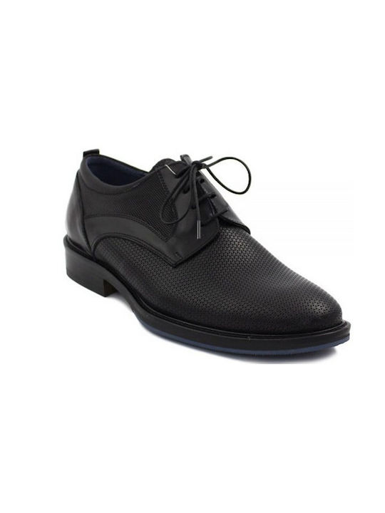 Leder Herren Freizeitschuhe Schwarz