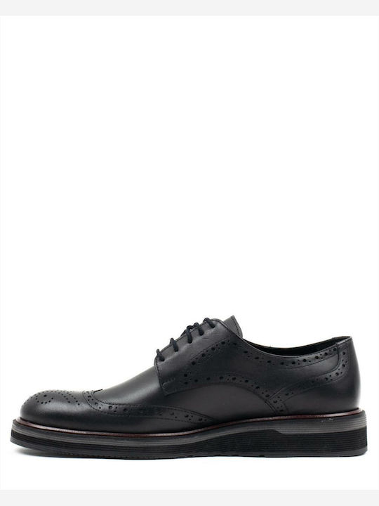 Vice Footwear Leder Herren Oxfords Schwarz