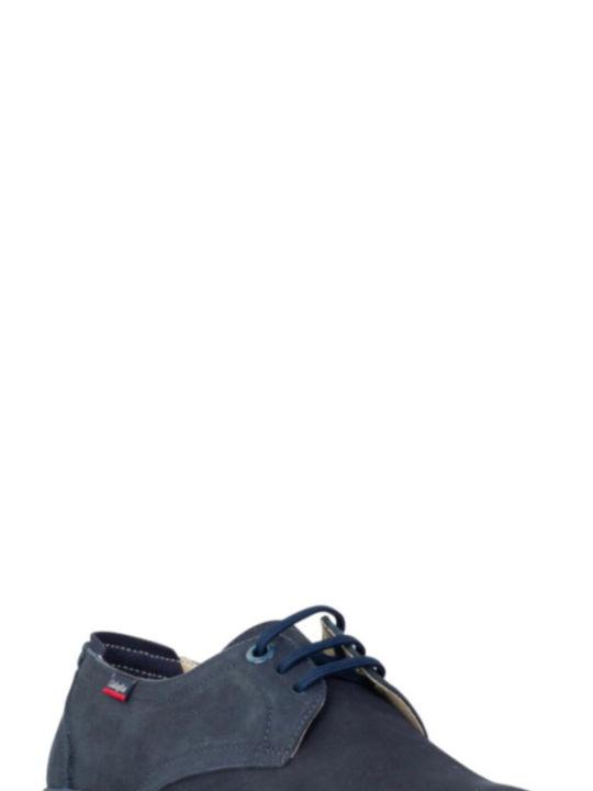 Callaghan Azul Men's Leather Casual Shoes Blue