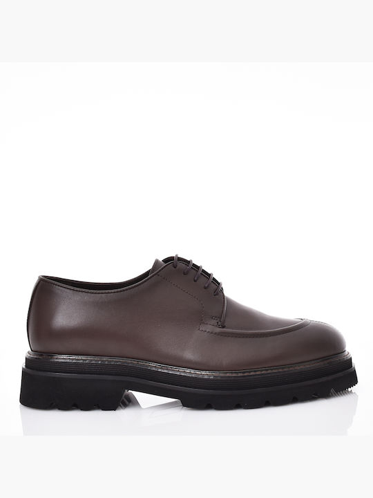 Vice Footwear Piele Pantofi casual pentru bărbați Maro BROWN