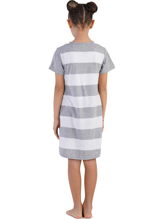 Vienetta Secret Παιδικό Νυχτικό Καλοκαιρινό Γκρι
