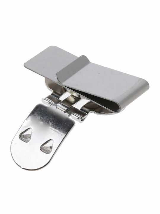 Steel Tie Clip Silver