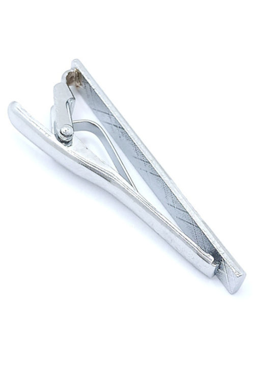 PS Silver Clip Γραβάτας από Ατσάλι Ασημί
