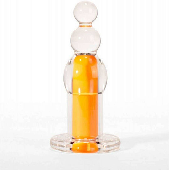 Glas Beaded Анална тапа с вибрация