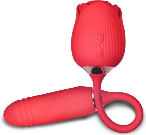 Pleasure Suction Mini Δονητής Bullet 38cm Ροζ