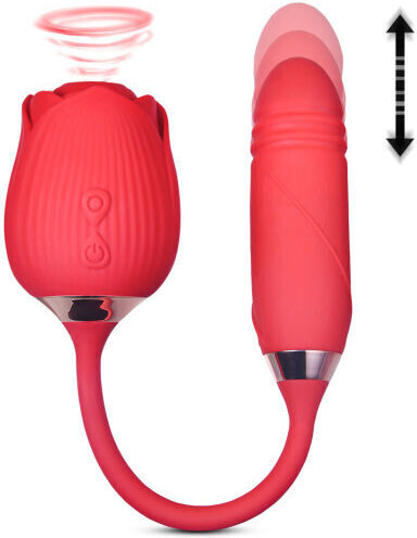 Pleasure Suction Mini Δονητής Bullet 38cm Ροζ