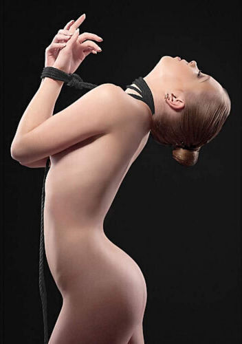 Naughty Toys Σχοινί Δεσίματος σε Μαύρο Χρώμα