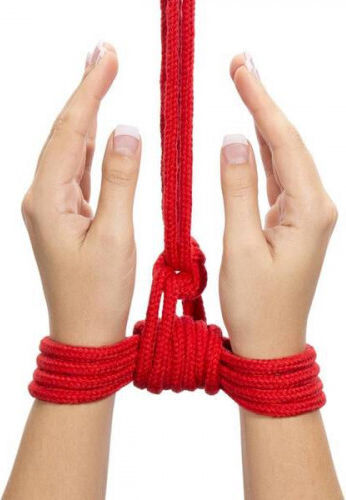 Naughty Toys Σχοινί Δεσίματος σε Κόκκινο Χρώμα