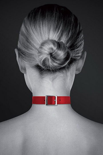 Fetish Addict Halsband in Rot Farbe