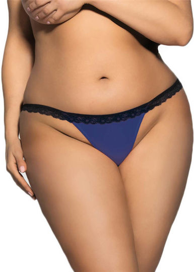 Femei Sexy Slip cu decupaje Albastru