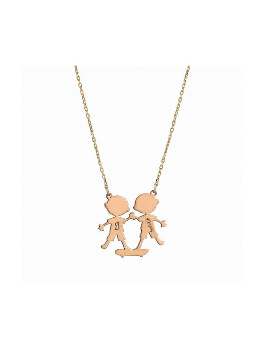 Gold Plated Silver Chain Kids Necklaces Family Goldsmith 1551552