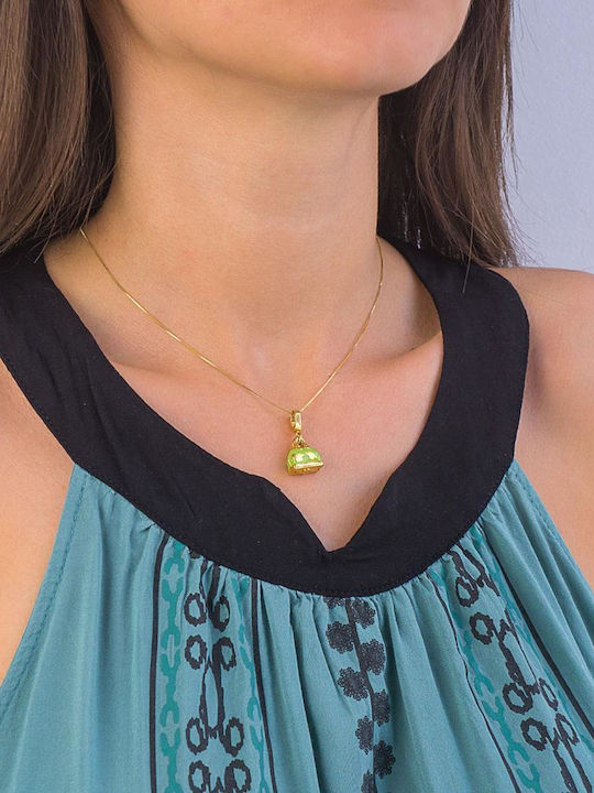 Детска гривна от Злато с верига 14K PM147