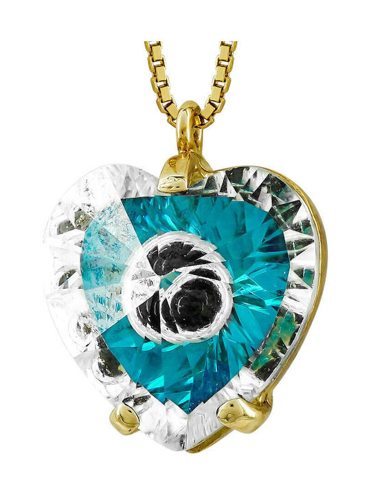 Kinderhalskette Herz aus Gold mit Kette 14K PM172