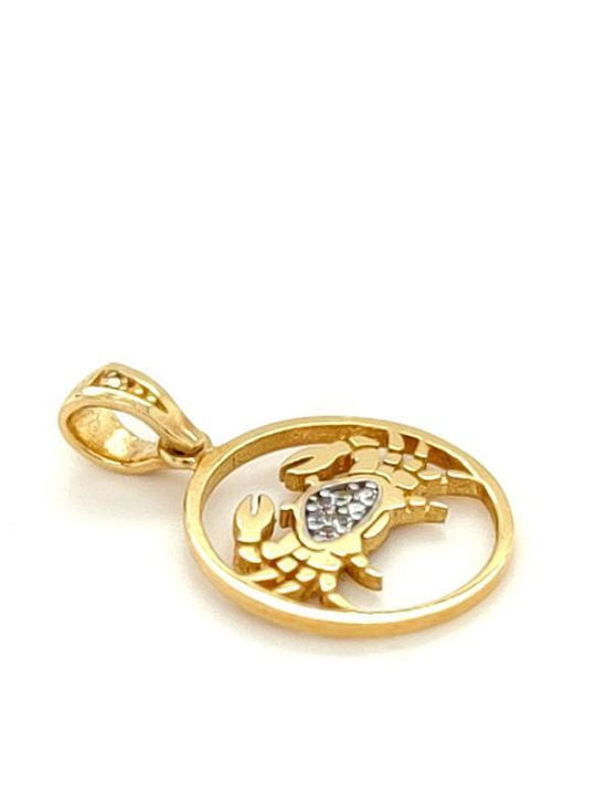 Drandakis Kids Pendant Gold 14K Drandakis Kids Pendant Gold 14K