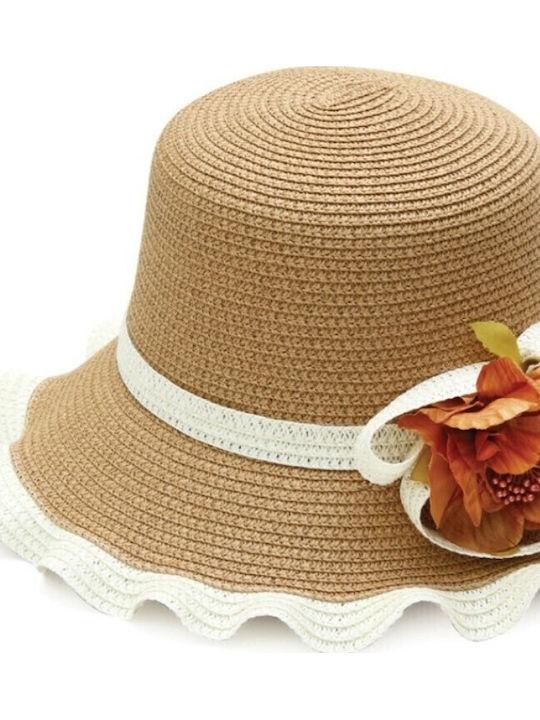 V-store Wicker Women's Hat Brown