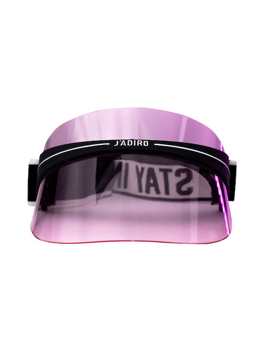 Plastic Women's Visor Hat Pink