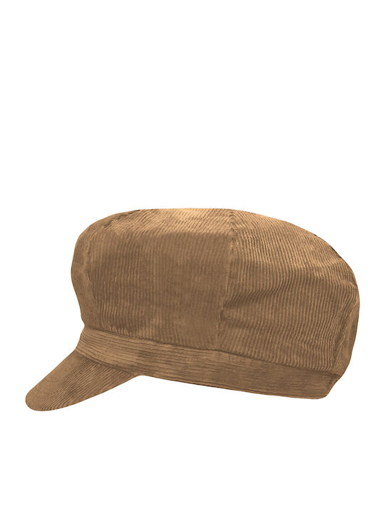 A&K Corduroy Women's Cap Tabac Brown