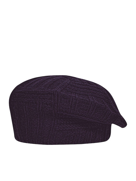 Brims and Trims Wool Women's Beret Hat Purple