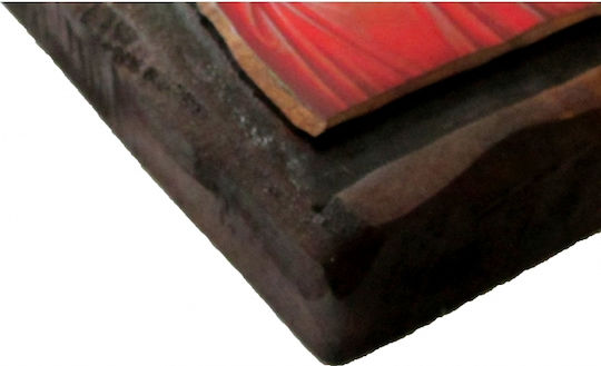 IconsGR Icoană Sfântul Nicolae Lemn 28x52cm K4NIK