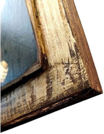 IconsGR Εικόνα Άγιος Παΐσιος Ξύλινη 12.50x17.50εκ.