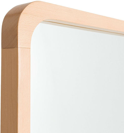 La Redoute Interieurs Oglindă De Podea Cu Cadru Din Lemn Bej 150x50cm