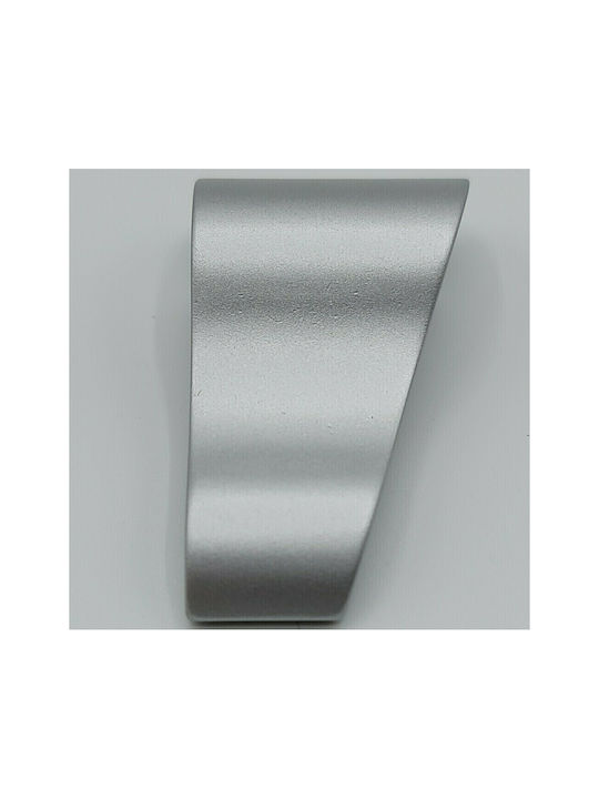 Pamar Buton Mobilier Mânere de mobilier din Metal & Zamak în Culoare Argintiu 42mm (Distanța între Centre 16mm) 0642-016-10C1 1buc