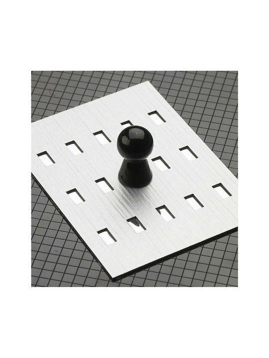 Knob Furniture made of Acrylic Resin in Black Color 0314-NEL1 1pcs