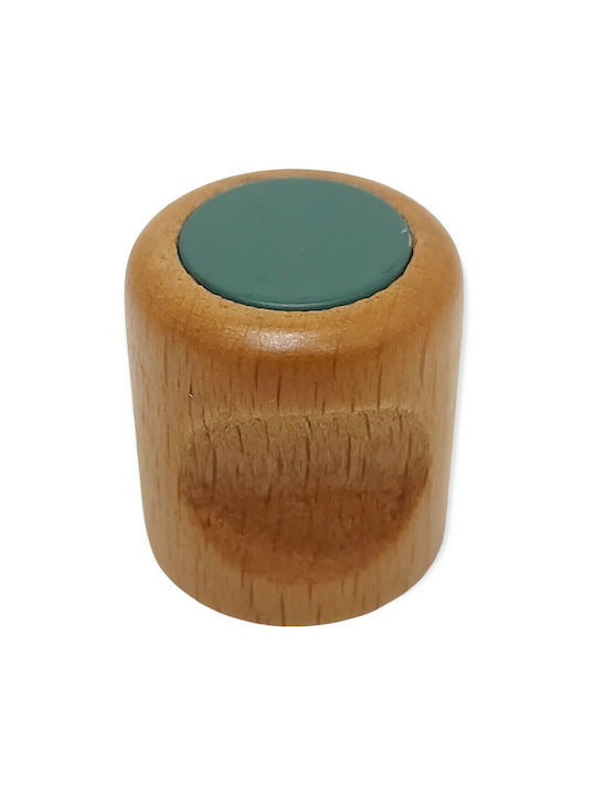 ACM Kids Knob Furniture made of Wooden & Metallic & Zamak in Green Color 4034-PRA1 1pcs