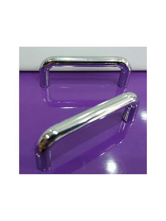 Handle Furniture made of Metallic & Zamak in Silver Color 74mm (Center Distance 64mm) 4001-064-INO 1pcs