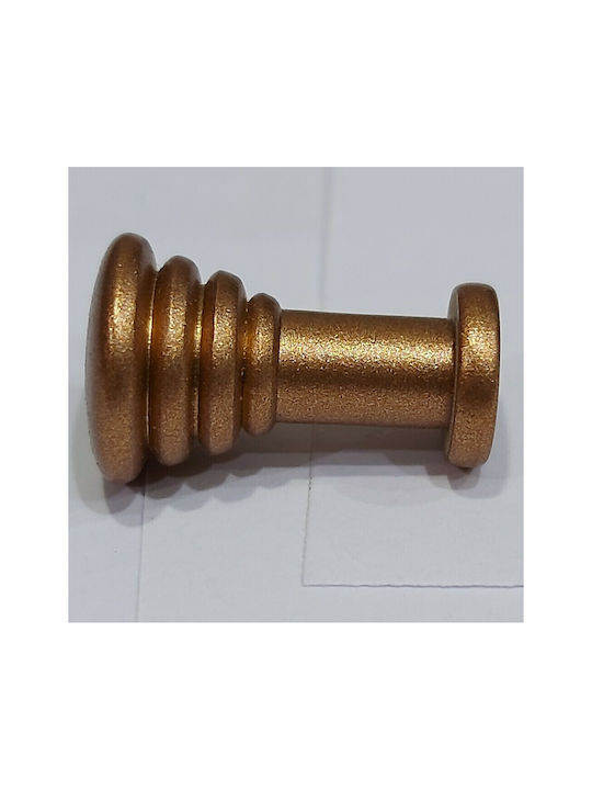 Knopf Möbelgriff aus Metallisch in Kupfer Farbe 0596-14A1 1Stück