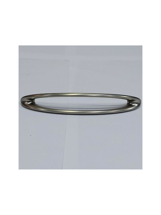 Furnipart Mâner Mobilier din Metal & Zamak în Culoare Argintiu 185mm (Distanța între Centre 160mm) 7536-160-G1 1buc