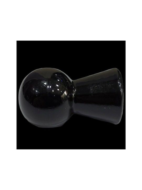 Knob Furniture made of Acrylic Resin in Black Color 0314-NEL1 1pcs