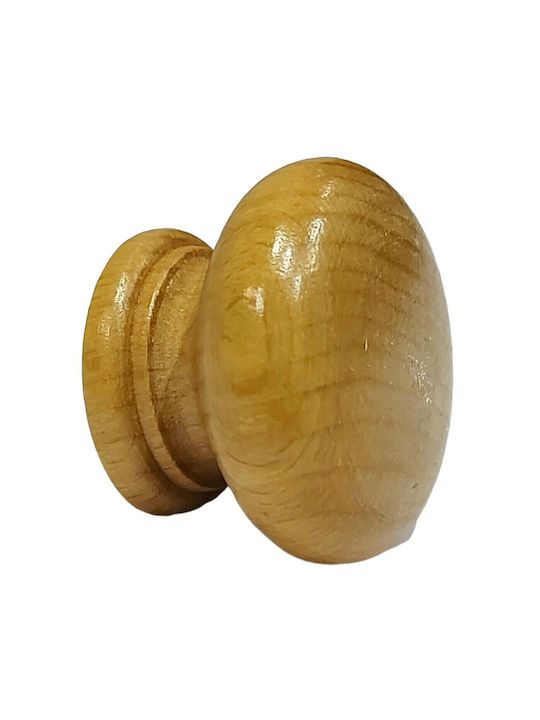 ACM Knob Furniture made of Wooden in Brown Color 9419-000-KSIL 1pcs