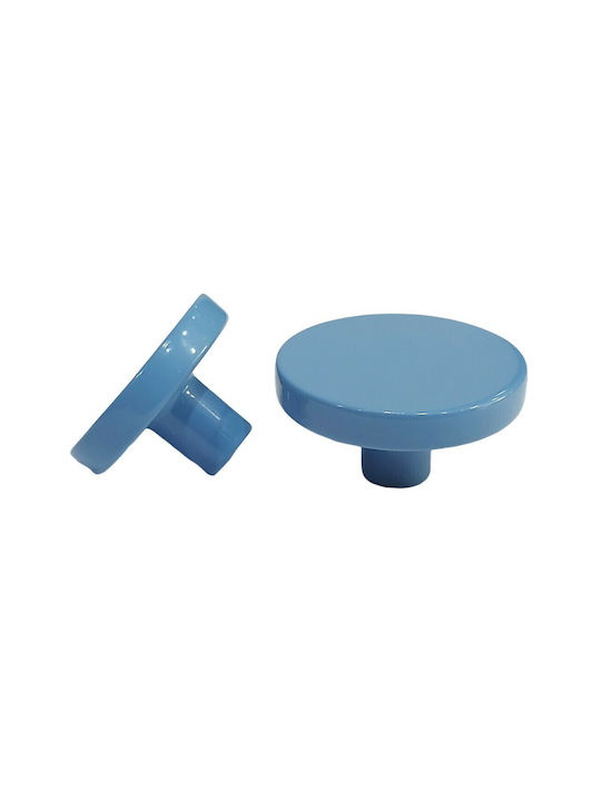 Knob Furniture made of Metallic & Zamak in Light Blue Color 11113-20A1 1pcs