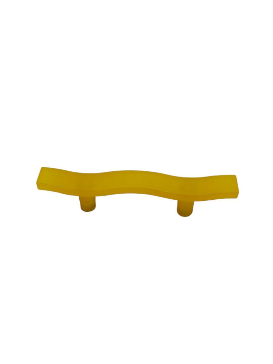Children's Handle Furniture made of Plastic in Orange Color 125mm (Center Distance 64mm) 0794-064-POR 1pcs
