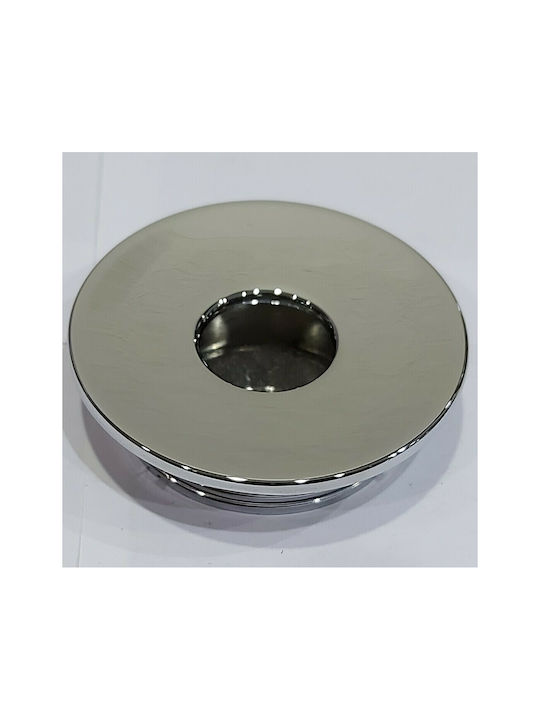 Furnipart Buton Mobilier Mânere de mobilier din Metal & Zamak în Culoare Argintiu 7224-INO1 1buc