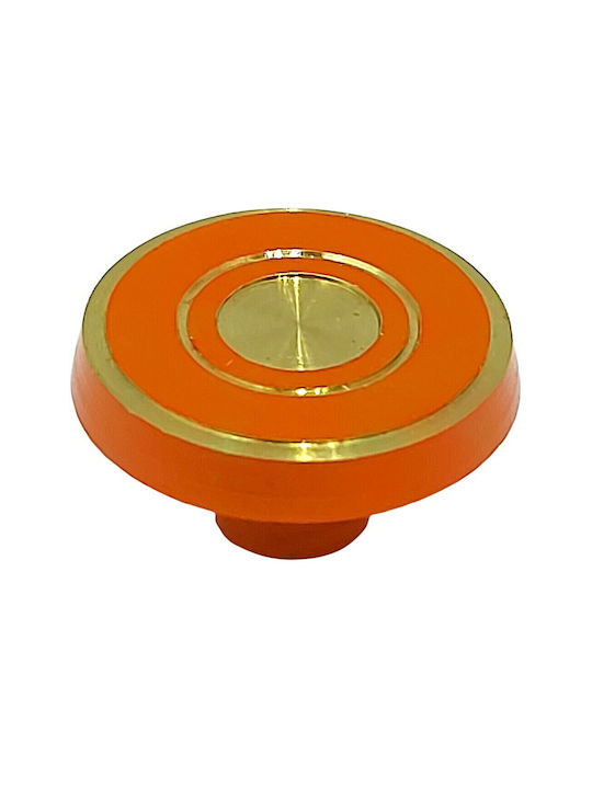 Knob Furniture made of Metallic in Orange Color 11037-BRZ 1pcs