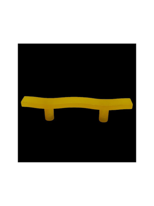 Children's Handle Furniture made of Plastic in Orange Color 125mm (Center Distance 64mm) 0794-064-POR 1pcs