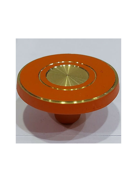 Knob Furniture made of Metallic in Orange Color 11037-BRZ 1pcs