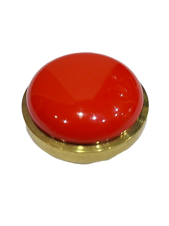 Buton Mobilier din Metal în Culoare Roșu 11219-20A1 1buc